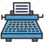 typewriter, writing, content, article 