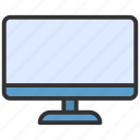 monitor, display, computer, desktop