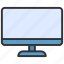 monitor, display, computer, desktop 