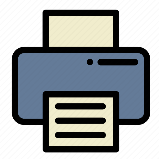 Printter, fax, paper, print, printer, printing icon - Download on Iconfinder