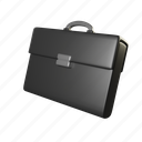 suitcase, bag, portfolio, case, office 