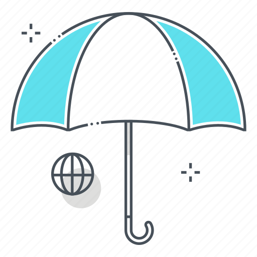Protect, rain, umbrella icon - Download on Iconfinder