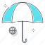 protect, rain, umbrella 