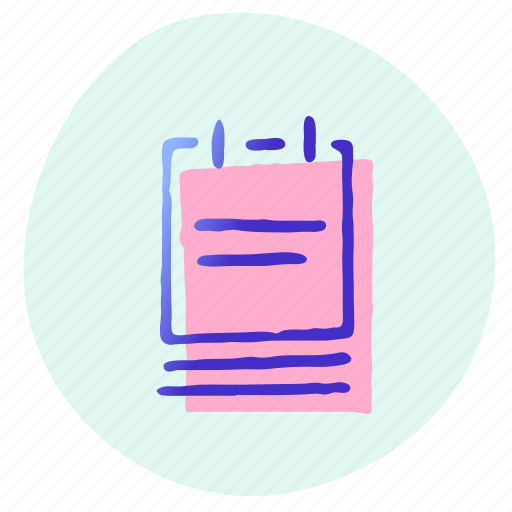 Memo, note, notepad, office, paper, tool, writing icon - Download on Iconfinder