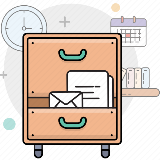 Office, drawer, archive, storage, cabinet icon - Download on Iconfinder