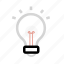 idea, lamp, light, office 