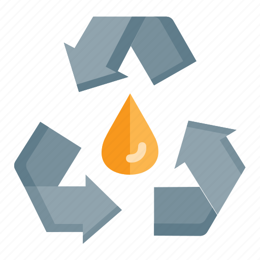 Oil, recycle, reuse, water, drop, ecology, liquid icon - Download on Iconfinder