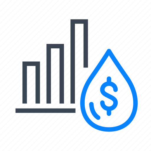 Graph, chart, oil, petroleum, market, price, business icon - Download on Iconfinder
