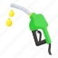 fuel nozzle, oil nozzle, oil drops, oil, fuel dispenser, nozzle 