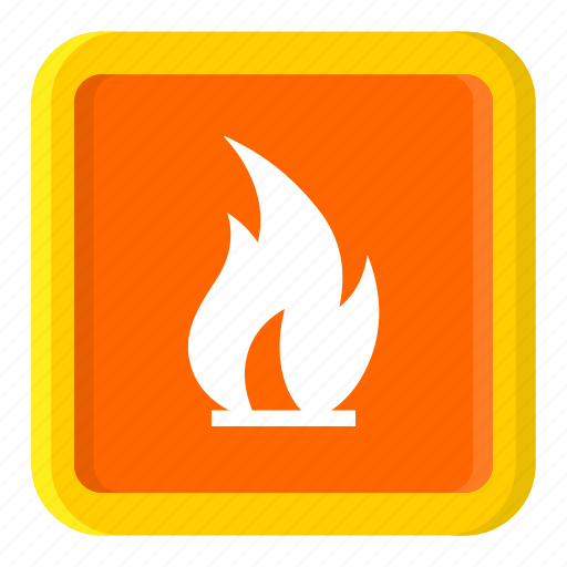Fire, flame caution, exclamation, alarm, attention, alert icon - Download on Iconfinder
