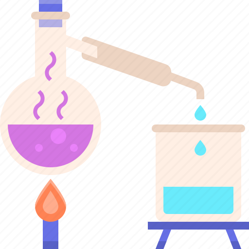 Chemical, distillation, laboratory, science icon - Download on Iconfinder