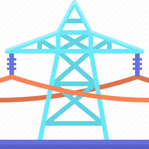 Building, electricity, tower, transmission icon - Download on Iconfinder
