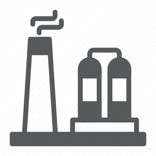 Refinery, chemical, plant, factory, industry, oil, building icon - Download on Iconfinder