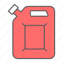 jerrycan, fuel, gallon, gasoline, canister, can, diesel