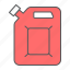 jerrycan, fuel, gallon, gasoline, canister, can, diesel 