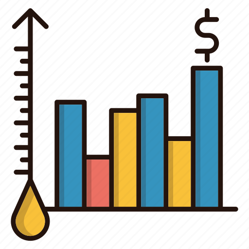 Chart, energy, gasoline, oil, petrol, power, price icon - Download on Iconfinder