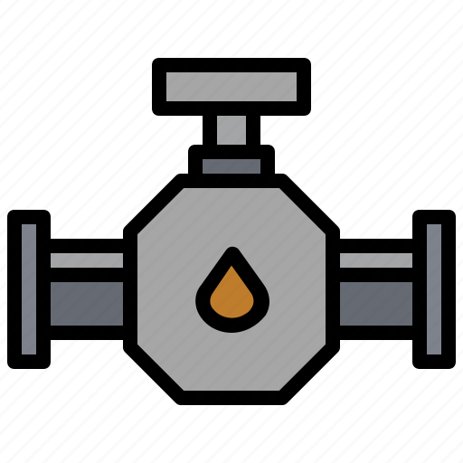 Factory, illustration, industry, oil, power, valve icon - Download on Iconfinder