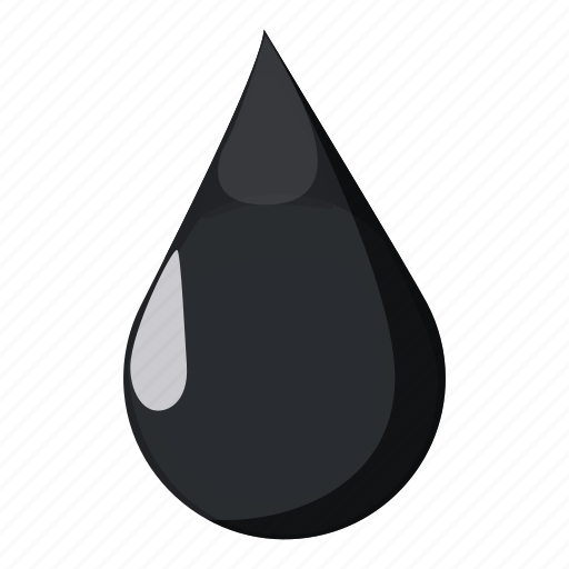 Cartoon, drop, fuel, gas, ink, oil, water icon - Download on Iconfinder