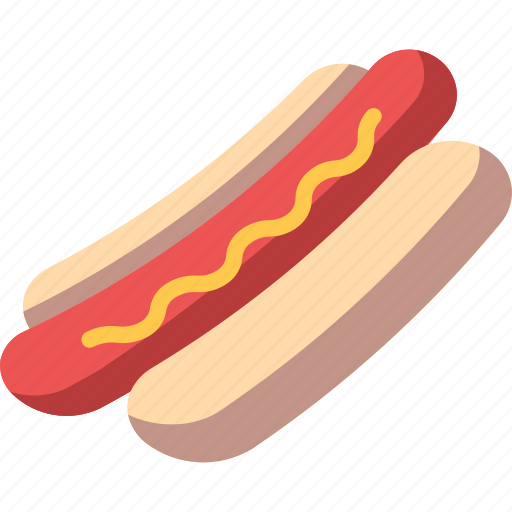 Food, hotdog, mustard, sandwich, sausage icon - Download on Iconfinder
