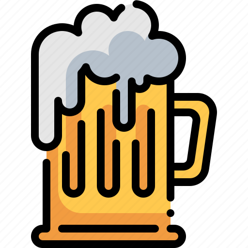 Alcohol, alcoholic drink, beer, beer mug, drink icon - Download on Iconfinder