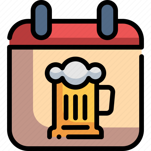 Beer, calendar, germany, oktoberfest, time and date icon - Download on Iconfinder