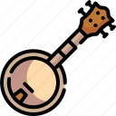 banjo, music, musical instrument, orchestra, string instrument