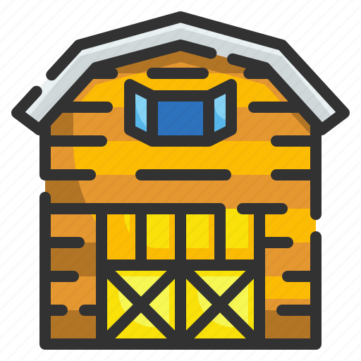 Barn, brewery, buildings, farmhouse, home, house, wooden icon - Download on Iconfinder