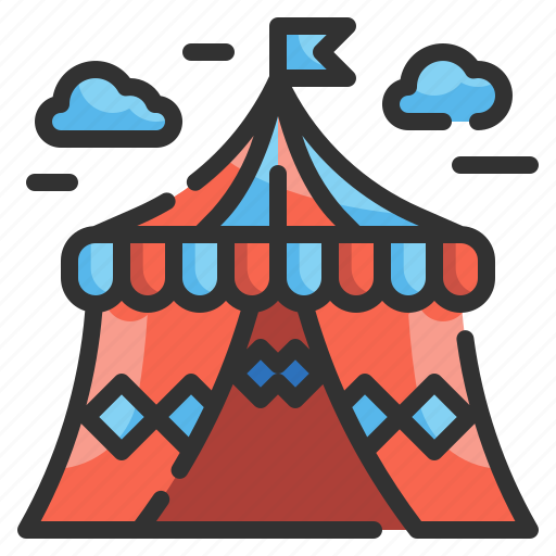 Carnival, circus, entertainment, leisure, oktoberfest, show, tent icon - Download on Iconfinder