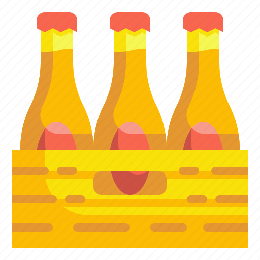 Alcohol, beer, beverages, bottle, box, drinks, package icon - Download on Iconfinder