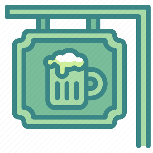 Alcoholic, bar, beer, mug, pub, signage, signboard icon - Download on Iconfinder
