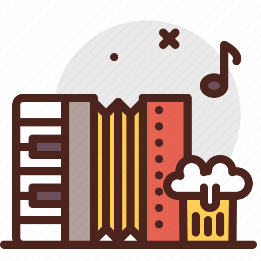 Accordion, holiday, festival, germany icon - Download on Iconfinder