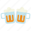 beer, mug, cheers, alcohol, beverage, pub, bar 