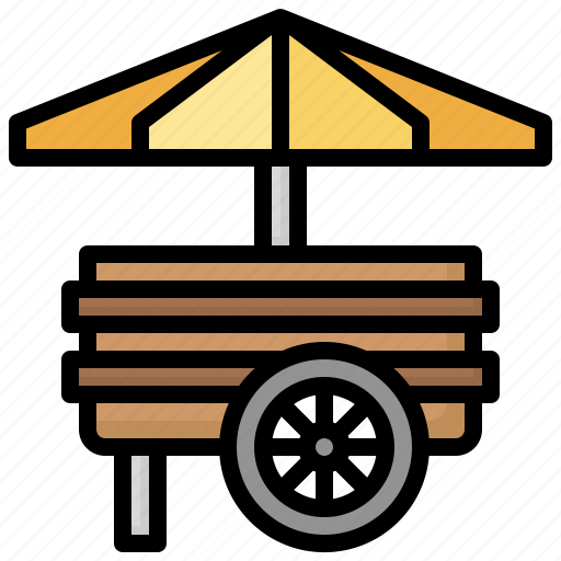 Restaurant, beverage, and, street, food, stall icon - Download on Iconfinder