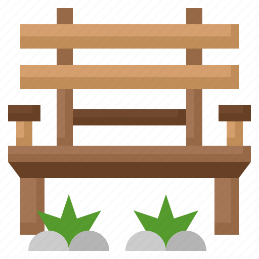 Leaves, falling, wooden, city, bench, chair, architecture icon - Download on Iconfinder