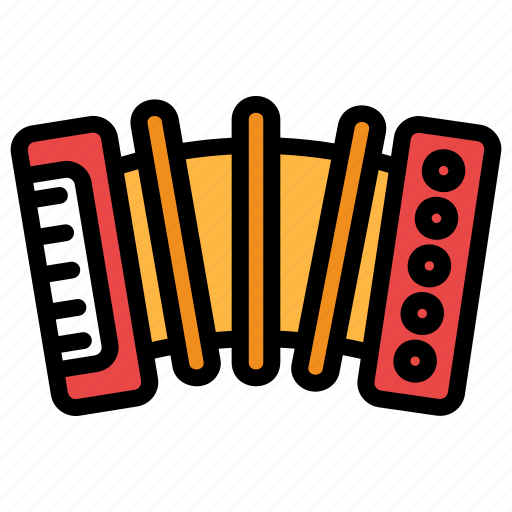 Accordion, accordions, concertina, instrument, harmonic, music icon - Download on Iconfinder