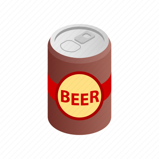 Aluminum, beverage, can, cold, isometric, liquid, metal icon - Download on Iconfinder