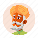 aged, avatar, grandfather, hindu, indian, man, old