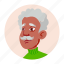 african, avatar, black, grandfather, man, old, people 