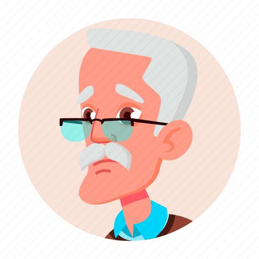 Avatar, emotion, face, grandfather, man, old icon - Download on Iconfinder