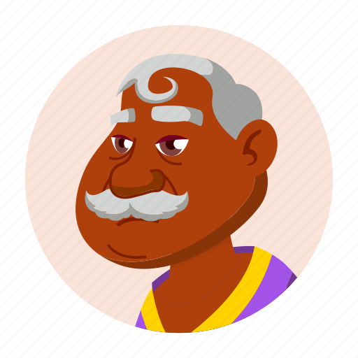 Aged, avatar, grandfather, hindu, indian, man, old icon - Download on Iconfinder
