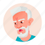 avatar, emotion, face, grandfather, man, old 