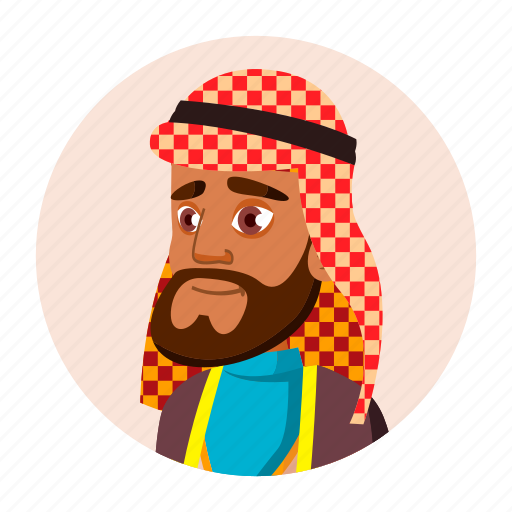 Arab, avatar, emotion, grandfather, man, old, people icon - Download on Iconfinder
