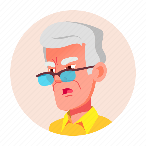 Avatar, emotion, expression, face, grandfather, old icon - Download on Iconfinder