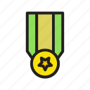 badge, medal, winner, achievement, prize