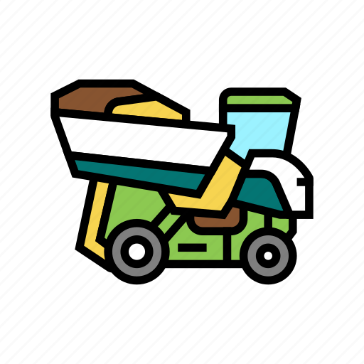 Harvester, tractor, olives, olive, production, harvesting icon - Download on Iconfinder