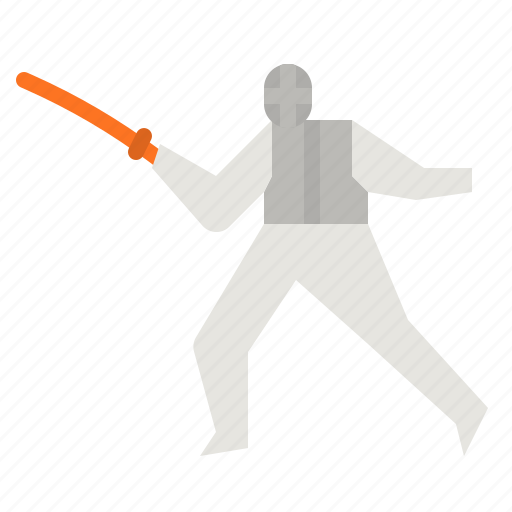Fencing, sword, foil, olympic, game icon - Download on Iconfinder
