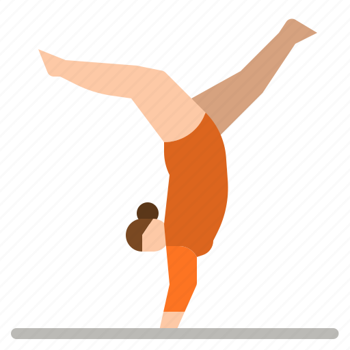 Gymnastic, yoga, gymnast, acrobat, athlete icon - Download on Iconfinder
