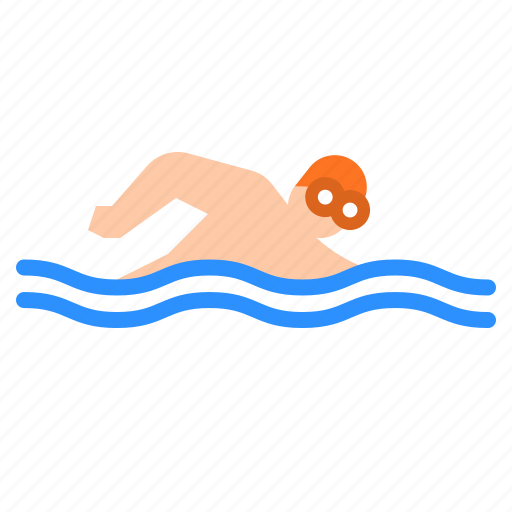 Swimming, pool, hot, sport, wave icon - Download on Iconfinder