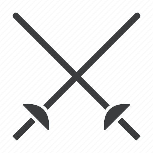 Combat, cross, fencing, games, olympics, sports, swords icon - Download on Iconfinder