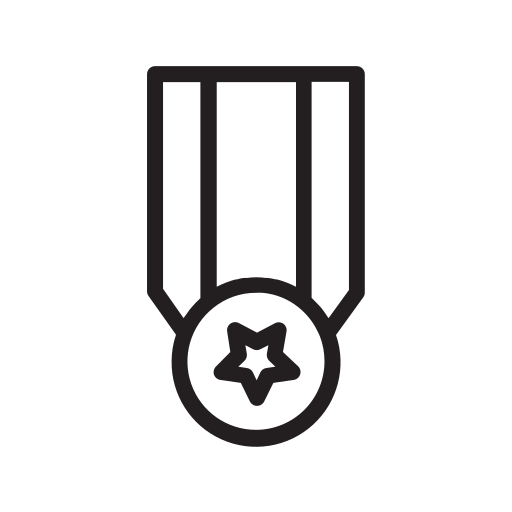 Medal, prize, trophy, badge, award icon - Free download